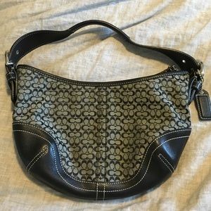 Vintage Coach crescent bag