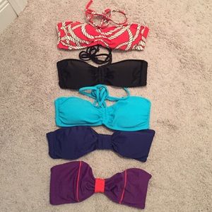 Bundle Deal- Old Navy Bandeau Padded Swim Tops- XS