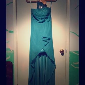 turquoise formal dress