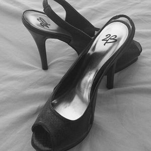 Set and Classy Platform Slingbacks