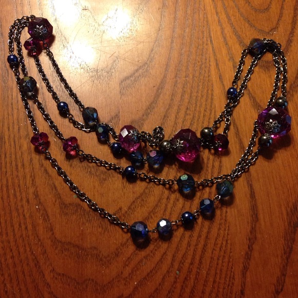 Crystal and Silver necklace