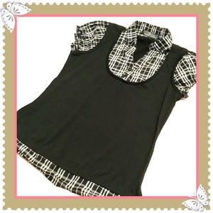 Plaid professional top!