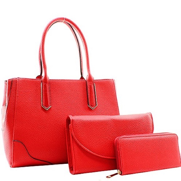 Amazing Handbag, Clutch, Wallet combo!