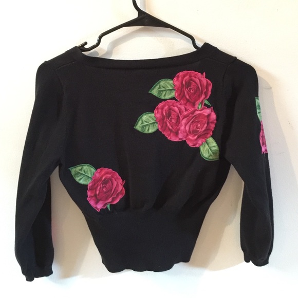 Betsey Johnson Rose Cardigan