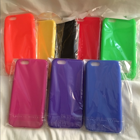 Eight silicon iPhone 6 cases