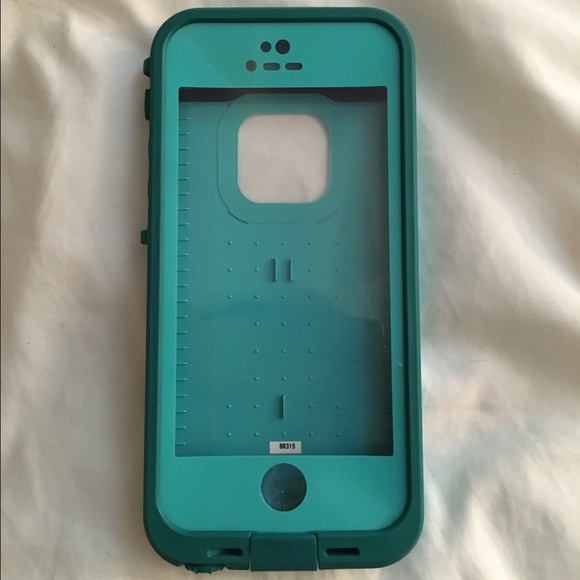 iPhone 5s lifeproof teal case
