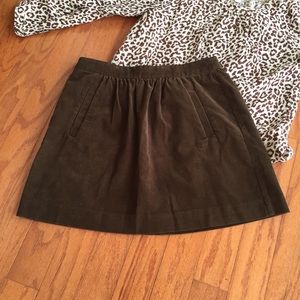 ☀️SALE!! J. Crew Corduroy Skirt