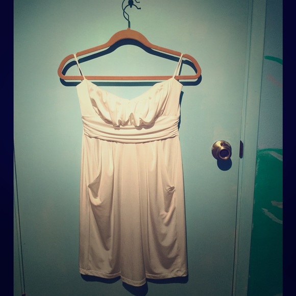 white, strapless formal dress - Picture 1 of 1