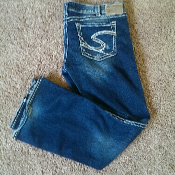 Silver Jeans co distressed 'Twisted' jeans