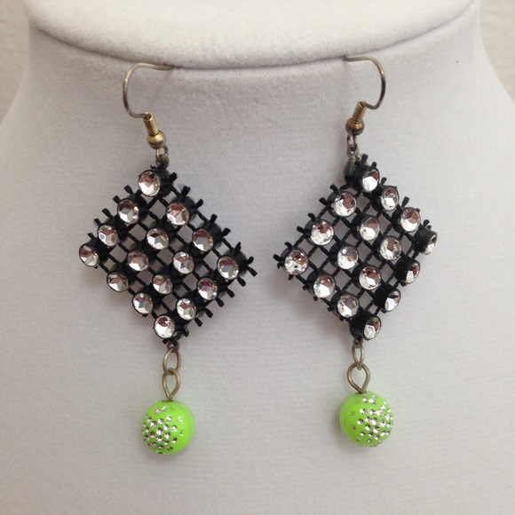 Funky Mesh Fashion Earrings