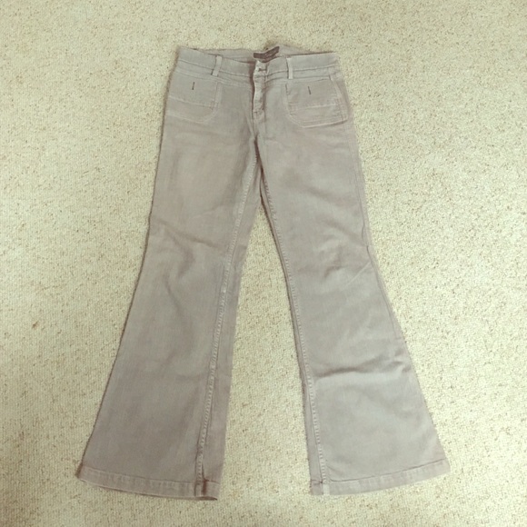 Level 99 Grey Wide Leg Jeans 32