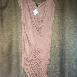 Cute nude mauve pink tunic dress