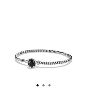 David Yurman Black Onyx Chatelaine Bracelet