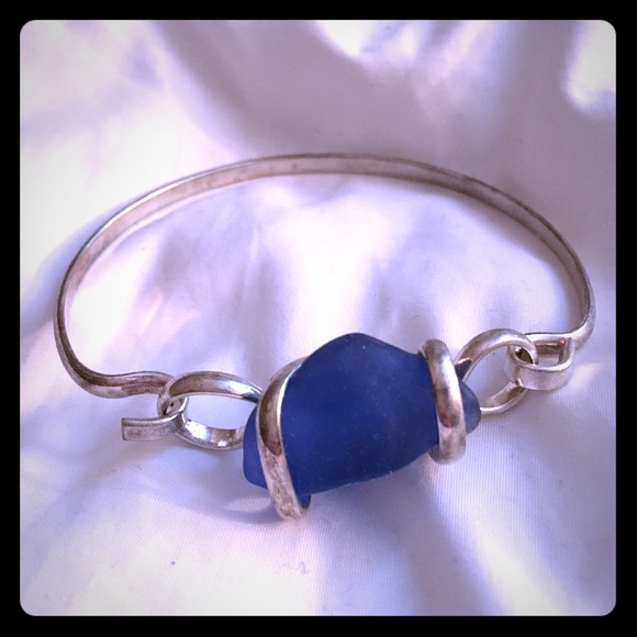 Sea glass bracelet