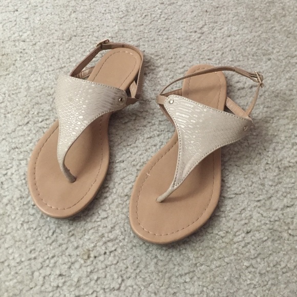 Flat sandals from Charlotte Russe!
