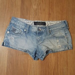 Super Cute Hint Distressed Denim Shorts Size 3