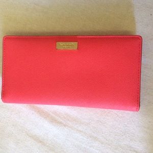 Kate Spade Newberry Wallet in Strawberry