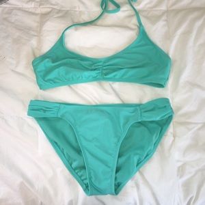 Teal swimsuit