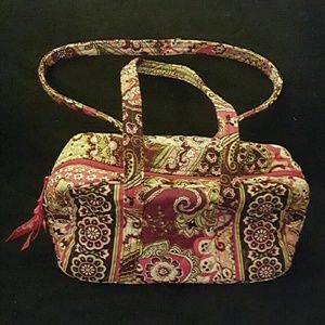 Vera Bradley Very Berry Paisley purse