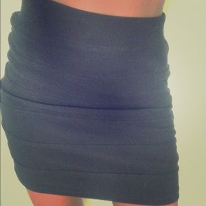 Short Black Bodycon Skirt