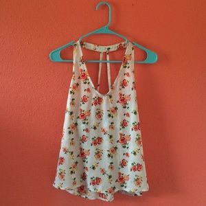 Flirty Floral Tank❤️