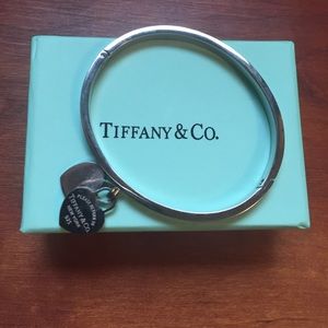 Tiffany & Co.sterling silver charm bangle bracelet