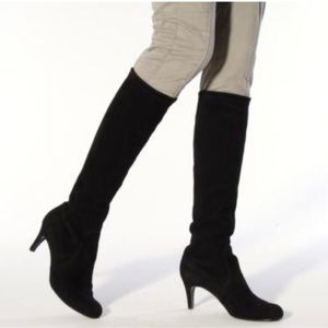 New LK Bennett Cayenne Suede Knee-High Boots