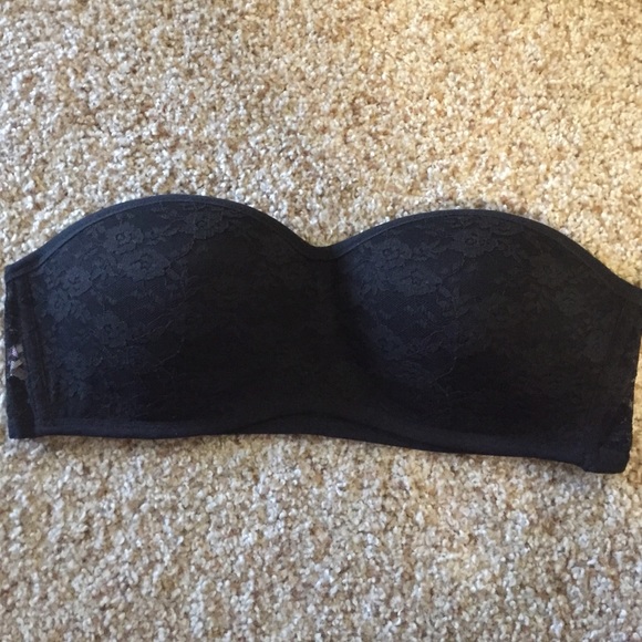 PINK black lace bandeau - Picture 1 of 2