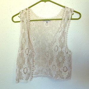 Flower-Mesh vest