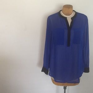 Sheer Cobalt Tunic