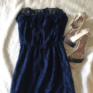 Navy Blue Maxi Dress