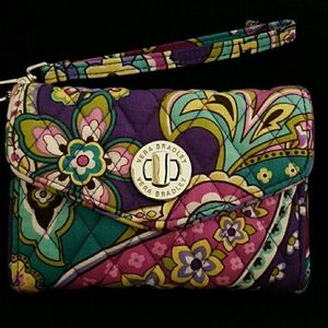 Vera Bradley your turn smartphone wristlet in Heat