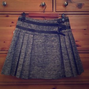 The Limited- Cute mini wrap skirt with belt detail