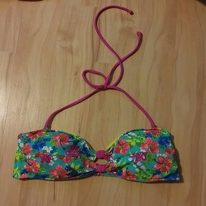 Floral Hollister swim top