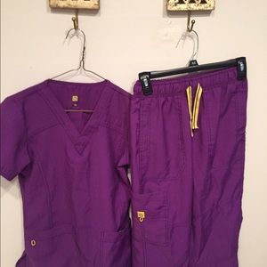 Wonderwink flex scrubs: size xs