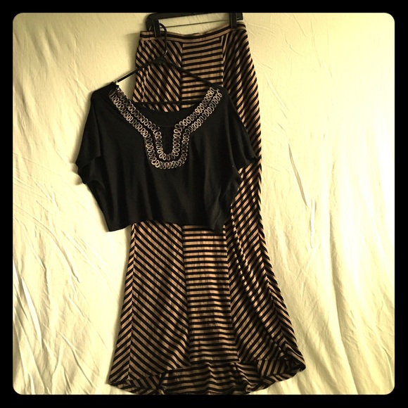❤️ Striped Maxi Skirt❤️