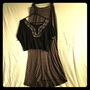 ❤️ Striped Maxi Skirt❤️