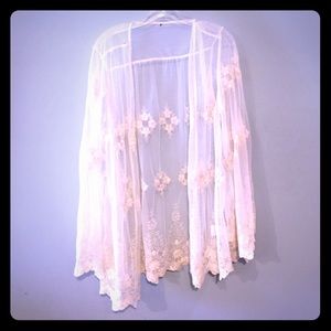 White Lace Cardigan