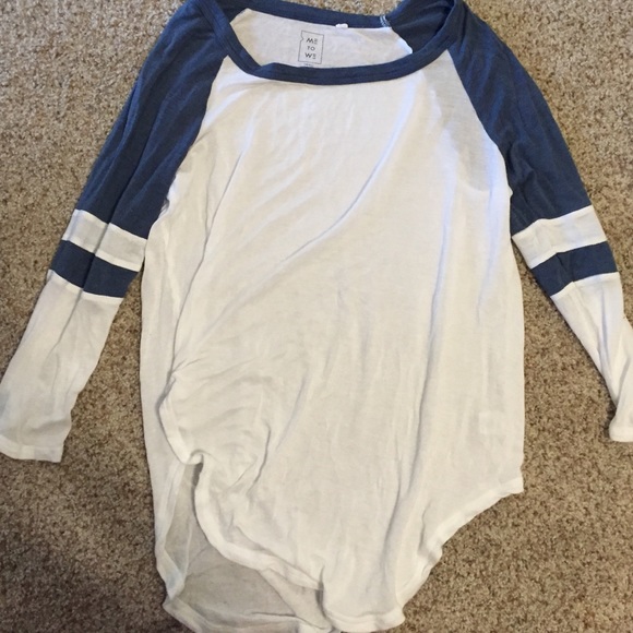 ME TO WE half sleeve baseball tee - Picture 2 of 2