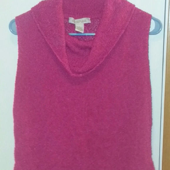 Fusha knit tank sweater with cowl.  C.L.O.T.H.E.S - Picture 1 of 2