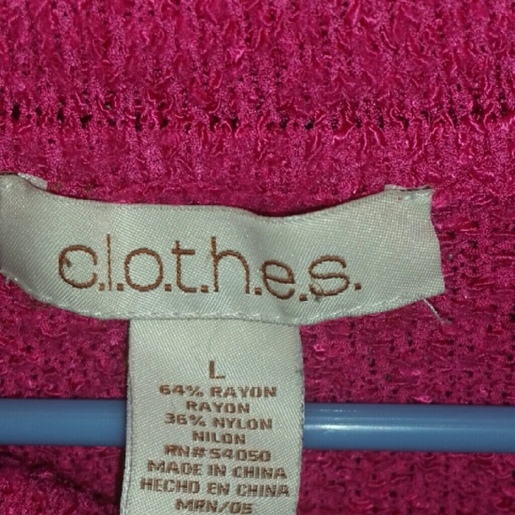 Fusha knit tank sweater with cowl.  C.L.O.T.H.E.S - Picture 2 of 2