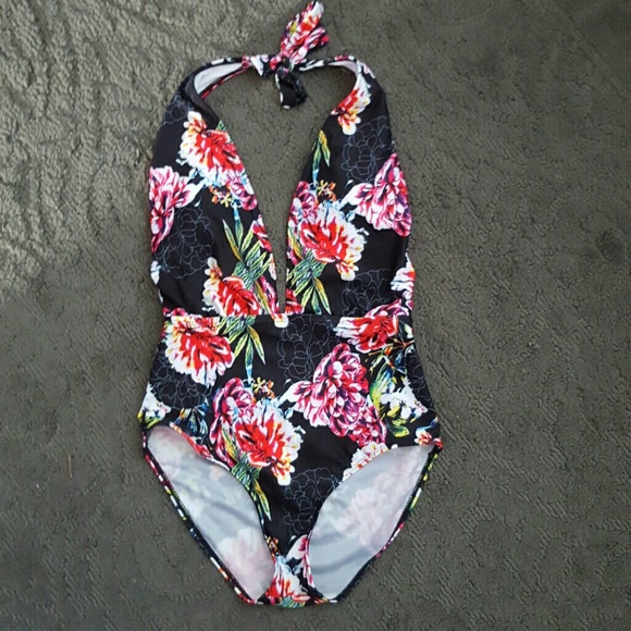 Flowered Swimsuit