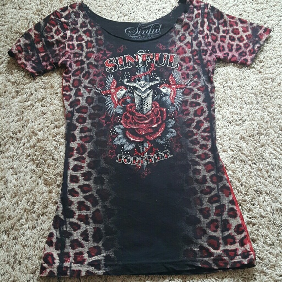Sinful Leopard print top