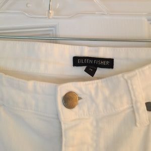 Eileen Fisher White Jeans