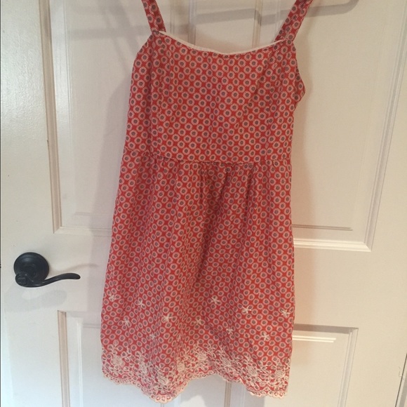 *SALE*Floral, short, embroidered sun dress