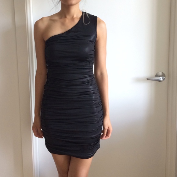 F21 one shoulder dress