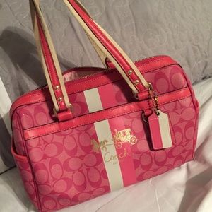 Pink Coach purse