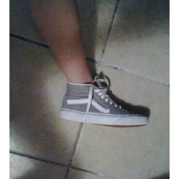 LIMITED TIME SALE -Gray Vans High-tops