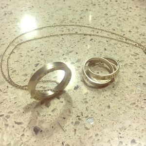 Tiffany & Co necklace & ring