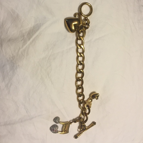 GoldBanner Heart Starter Bracelet by Juicy Couture